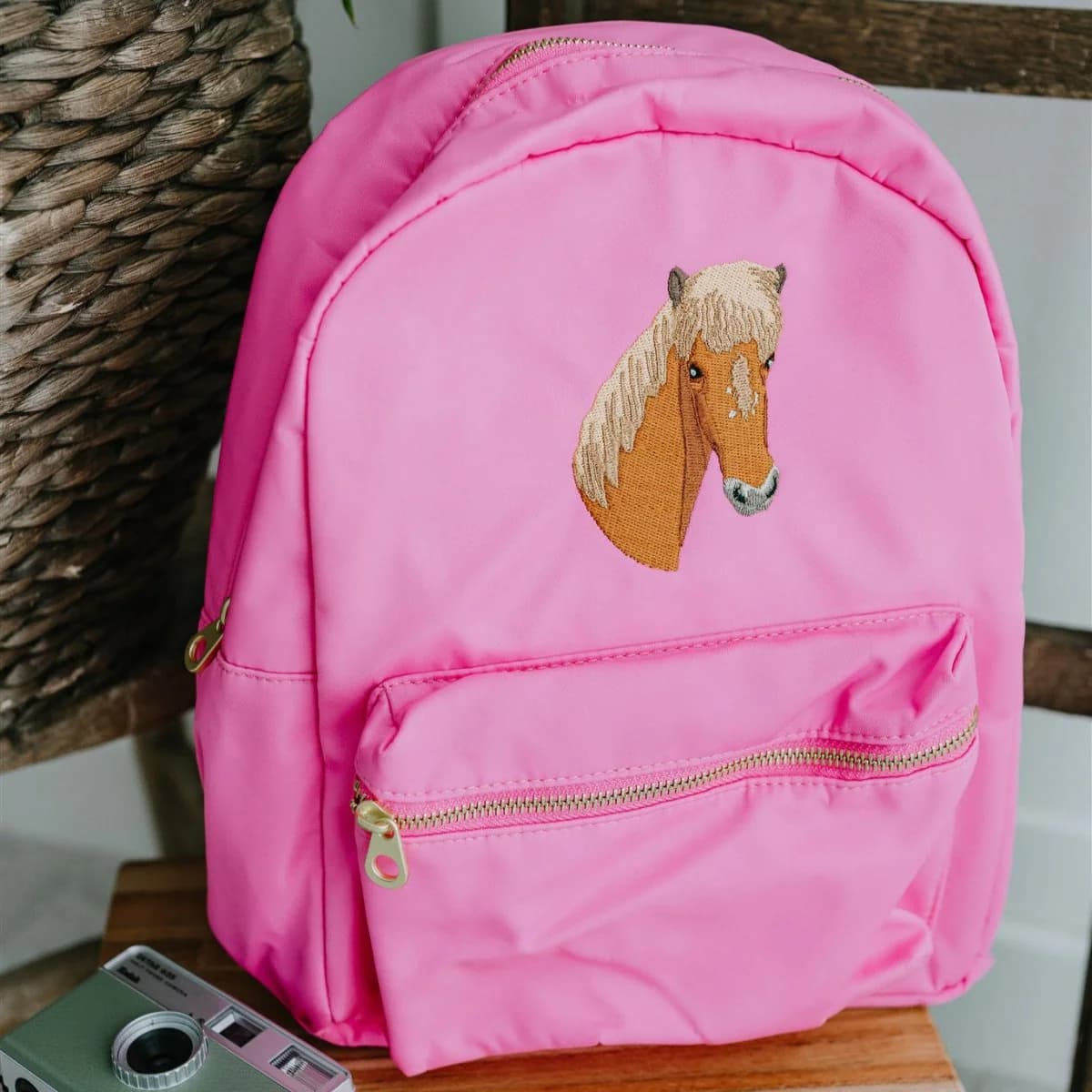 Embroidered Pet Portrait Mini Backpack