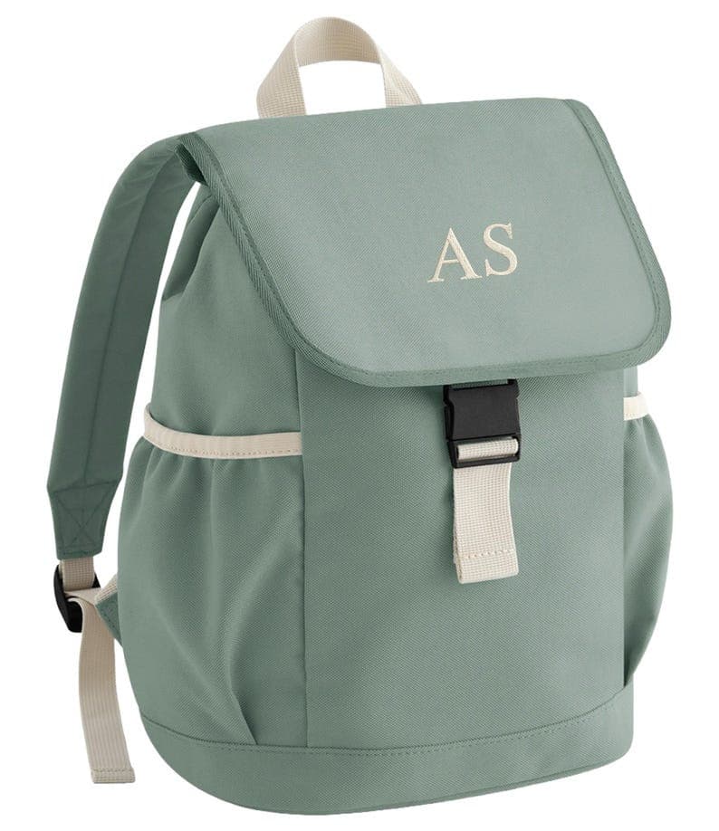 Kids adventure backpack embroidered initials/names