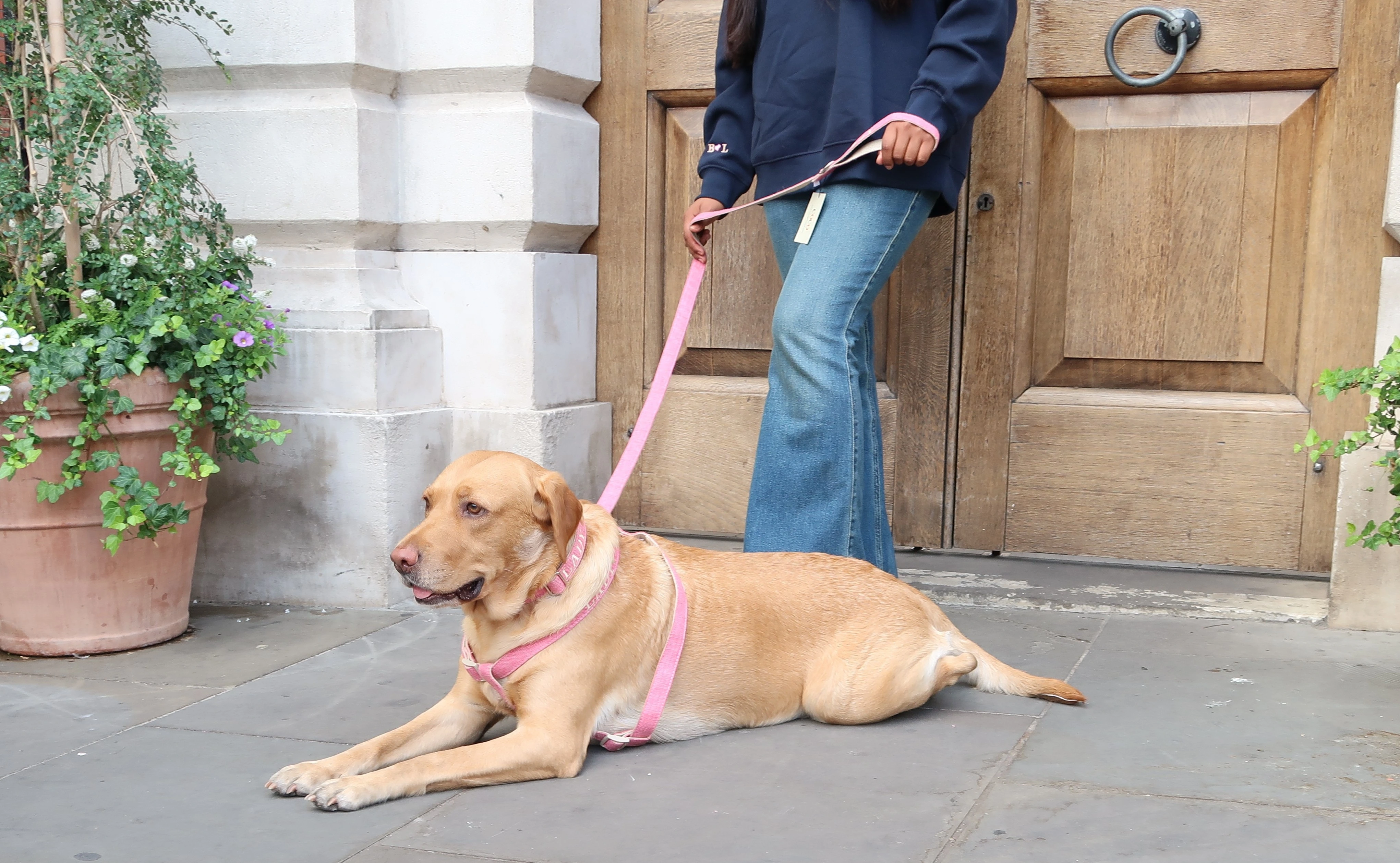 Lady and owner
