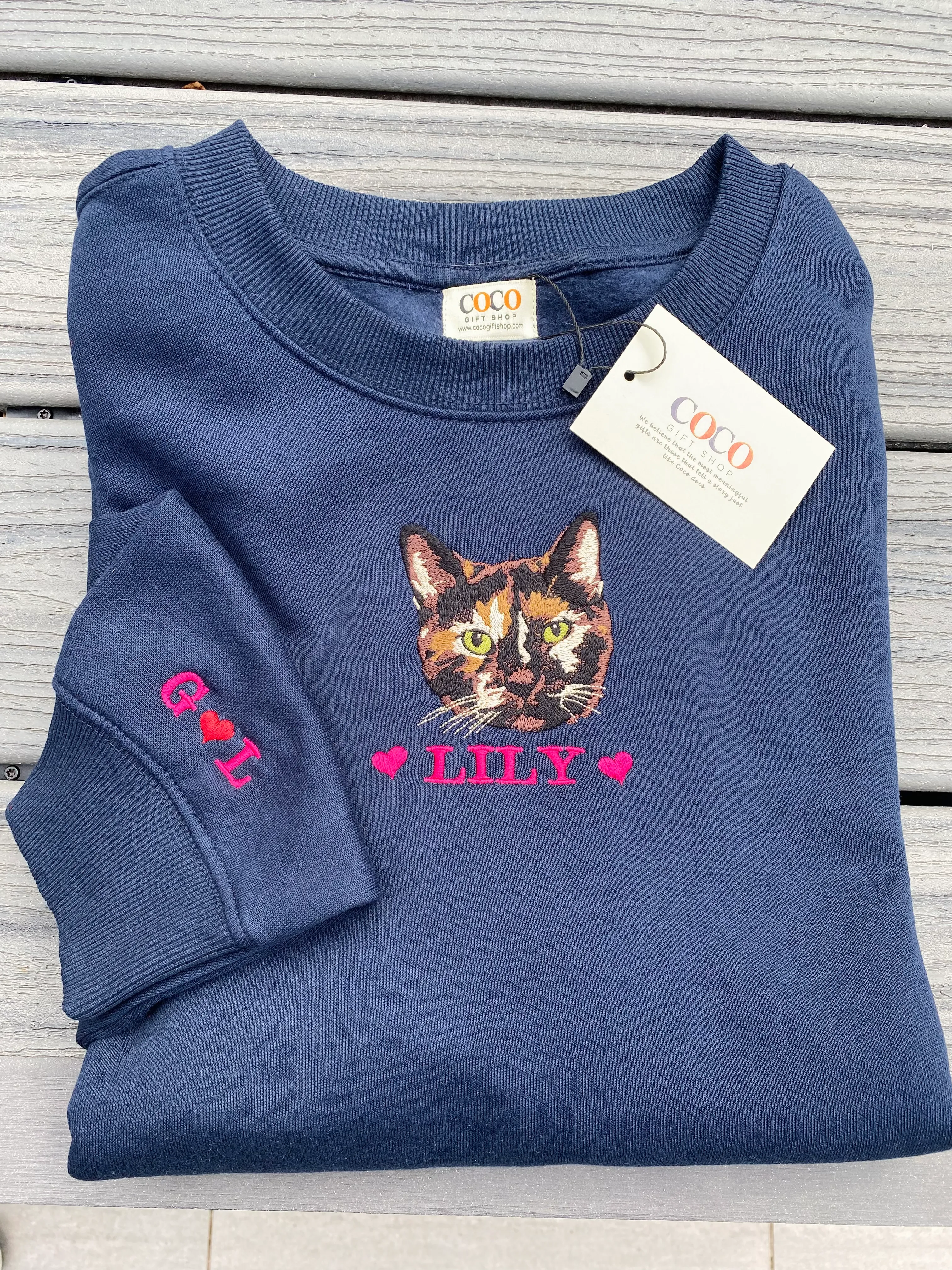 Personalised Lily sweatshirt
